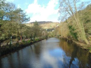 The river Derwent flows through Derbyshire and is an excellent river for fly fishing